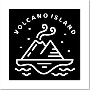 Volcano Island Posters and Art